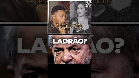 Holiday destrói argumento da esquerdista - "Lula é sim um bandido"