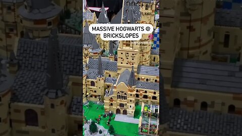 Massive Hogwarts at Brickslopes in Salt Lake City , Utah! #lego #shorts #harrypotter #hogwarts