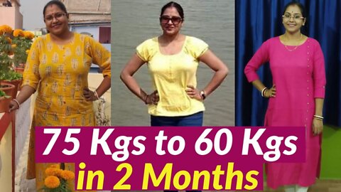 75 KGs to 60 KGs in Just 2 Months with TEABURN | No Exercises and Diet | 100% Natural and Safe