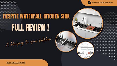 The Ultimate Kitchen Sink: RESPITE Waterfall Double Bowl Sink Full Review