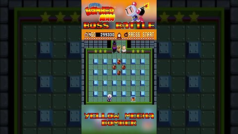 Super Bomberman (SNES) Boss Battle - Yellow Mecha Bomber #Shorts