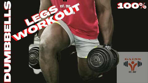 Dumbbell Leg Workout