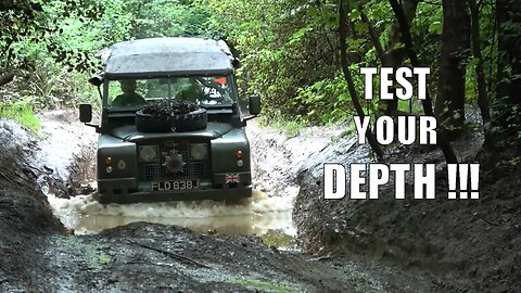 Off Road 4x4 Defender. TEST your DEPTH