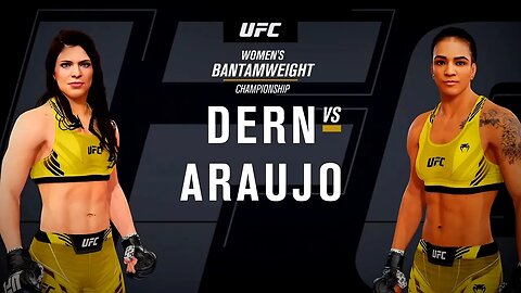 EA Sports UFC 4 Gameplay Viviane Araujo vs Mackenzie Dern