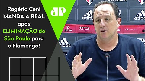 "Por mim, EU TERIA..." Rogério Ceni É SINCERO e ABRE O JOGO após QUEDA do São Paulo para o Flamengo!