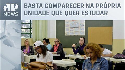 Prefeitura de SP abre inscrições para matrícula no EJA