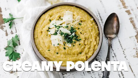 DELICIOUS Italian Creamy Polenta Recipe