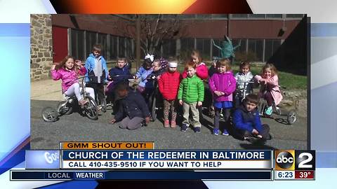 The Church of the Redeemer Parish Day School says good morning, Maryland!