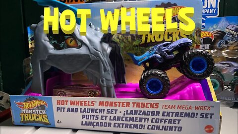 Hot Wheels Monster Trucks Mega Wrex Pit And Launch Playset