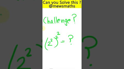 comment the ans ? | MEWS Maths #ssc #shorts