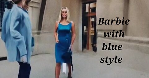 We asked AI to show us Barbie with blue style