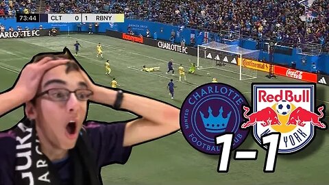 CLTFC FAN REACTS TO CHARLOTTE FC (1) vs NEW YORK RED BULLS (1) | MLS WEEK 5