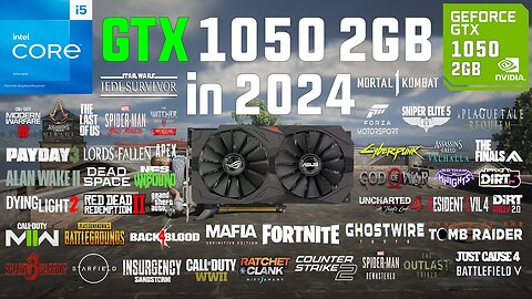 GTX 1050 Test in 60 Games in 2024