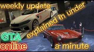 GTA online weekly update explained in under a minute