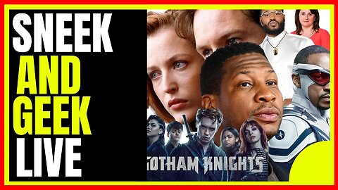 SNEEK N GEEK LIVE: Jonathan Majors/Victoria Alonso/Gotham Knights/Captain America/X-Files/