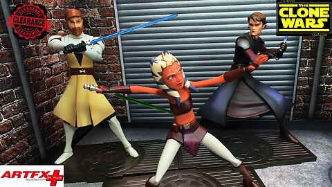 STAR WARS: THE CLONE WARS ARTFX: UNBOXING KENOBI, ANAKIN, AND AHSOKA｜KOTOBUKIYA