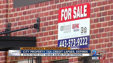 Longstanding Baltimore property tax credit allowed to run out