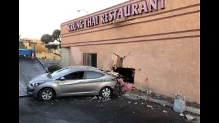 Las Vegas restaurant 'shuts down' after car crashes through kitchen wall