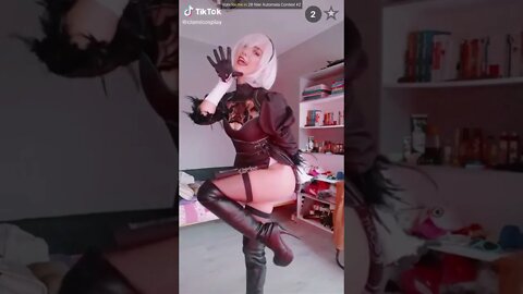 Rate the Girls: Best 2B Nier Automata Gamergirl TikTok Cosplay Challenge #2b 👩‍🦳 (Anime)