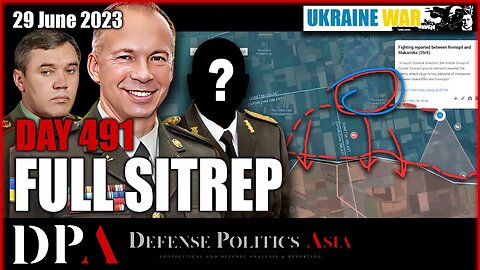 RUSSIA WITHDRAW TO NEW LINE; as predicted from south of Rivnopil [ Ukraine SITREP ] Day 491 (29/6)