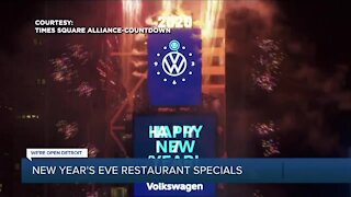 New Year's Eve restaurant specials