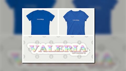 VALERIA. MY NAME IS VALERIA. SAMER BRASIL (TEEPUBLIC)