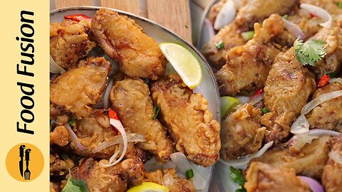 Chinese Crispy Salt & Pepper Wings Recipe