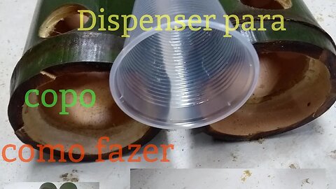 como fazer Dispenser para copo descartável @bambutotal