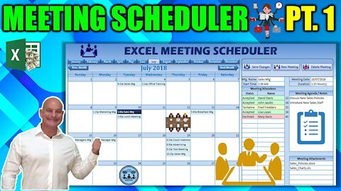 Learn How To Create this AMAZING Meeting Scheduler in Excel [Part 1]