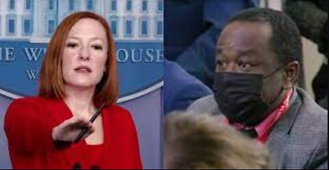 Jen Psaki walks off after Simon questions her leadership as Press Secretary