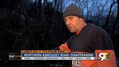 Crumbling road too dangerous to drive, too remote to repair