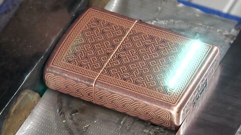 Realtime Zippo Lighter Laser Engraving