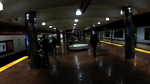 Powell Street Station, San Francisco, CA on a Saturday,