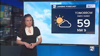 Quiet weather and seasonable temperatures