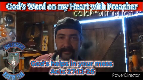 God's word on my heart with Preacher: God's helps in your mess Acts 27:13-26 #theoutlawpreacher