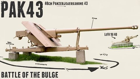 Pak43 - Walkaround - Wiltz - Bazooka Boogie monument.