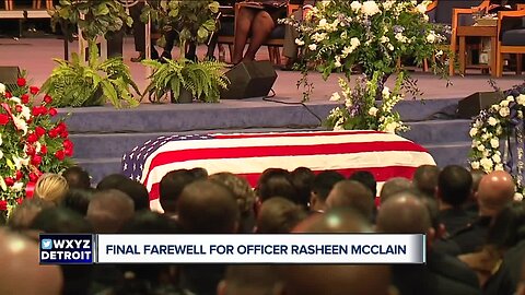 'The very best of Detroit's finest.' Detroit Police Sgt. Rasheen McClain laid to rest