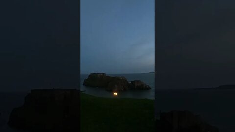 St Catherine's rock. Tenby. Timelapse 27th Oct 2022