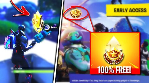 *NEW* Secret "QUIET ON THE SET" Challenge in Fortnite Season 4! How To Get Free Tiers/ Battle Stars!