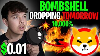 SHIBA INU COIN BOMBSHELL DROPS TOMORROW 🔥 SHIB PRICE PREDICTION 🚨