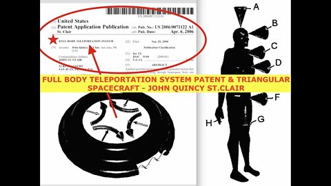 This is the Patent for a Human Teleportation Machine