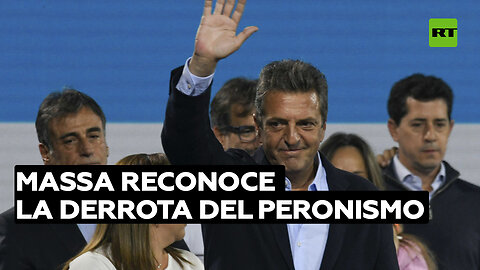 Massa reconoce la derrota del peronismo antes de conocerse los resultados oficiales del balotaje