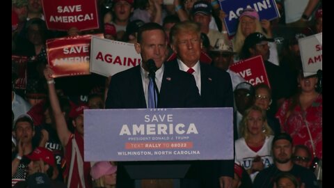 Ted Budd at Save America Rally in Wilmington, NC - 9/23/22