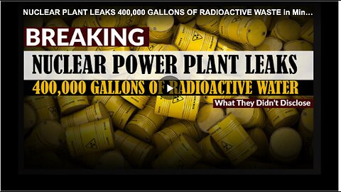 Journalist talks about the Minnesota plant radioactive leak