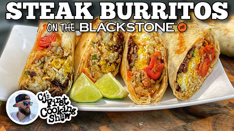 How to Make Steak Burritos on the Blackstone Griddle