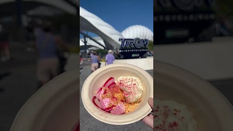 TRON treats 🍨 #disneyworld #tron #shorts #mochi