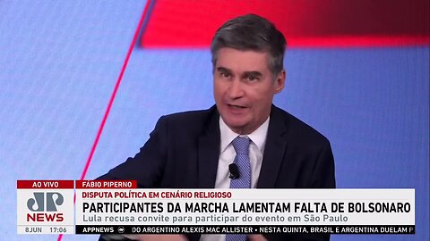 Participantes da Marcha para Jesus lamentam falta de Bolsonaro