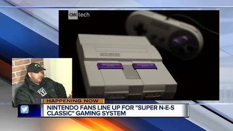 Nintendo fans lining up for "Super NES Classic" gaming system