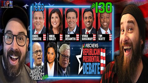 🇺🇸 3RD GOP PRIMARY DEBATE 🇺🇸 LIVESTREAM + 🍻🥃 DRINKING GAME 🥃🍻 | 11.8.23