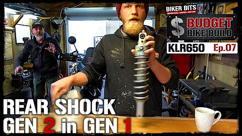 KLR650 Rear Shock Replacement! - Budget Bike Build - Ep.07